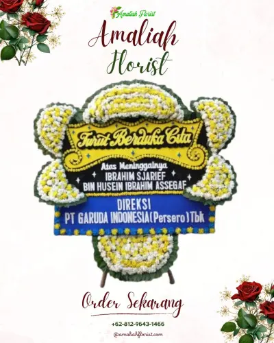 Papan Bunga Duka di Lodtunduh
